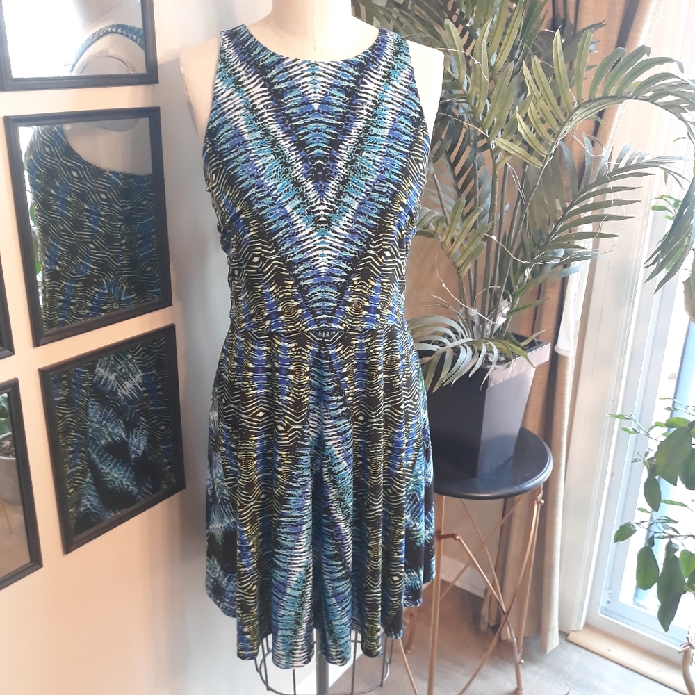 Chevron Jersey Dress